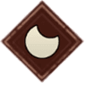 crescent moon phase icon